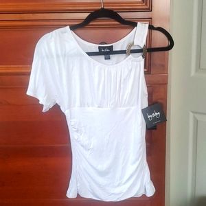 NWT- Women's white top size small